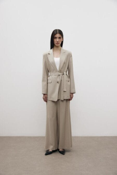 Merwishop Button Suits - Taş