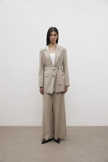 Merwishop Button Suits - Taş