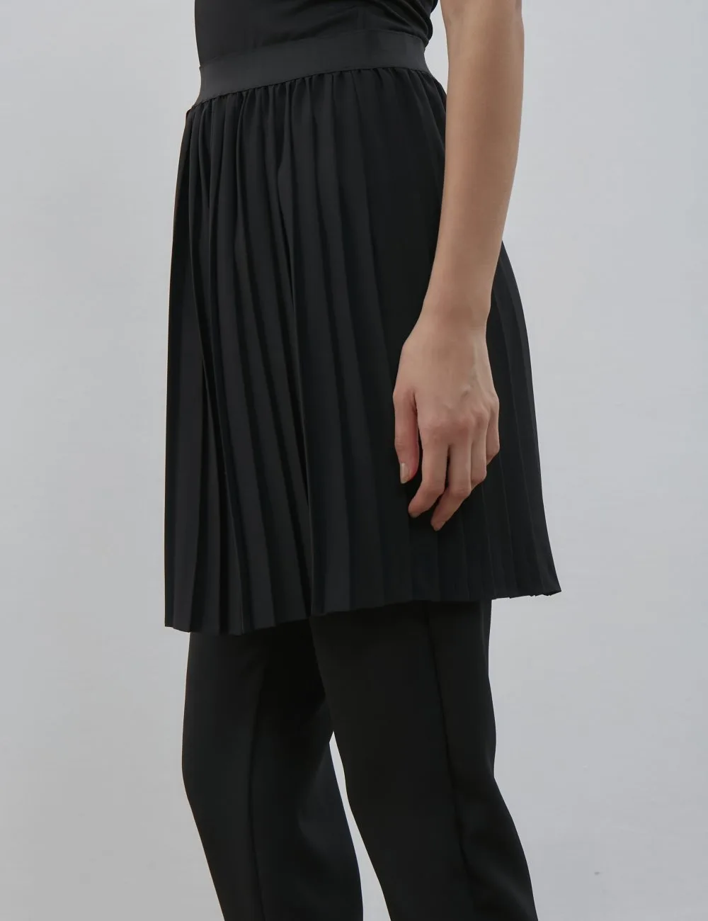 Merwishop Pilise Krep İçlik - Siyah - Görsel 2