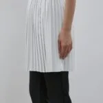 Merwishop Pilise Krep İçlik - Beyaz - Görsel 2