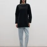 Merwishop Yaka Taş Thısırt - Siyah