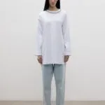 Merwishop Yaka Taş Thısırt - Beyaz