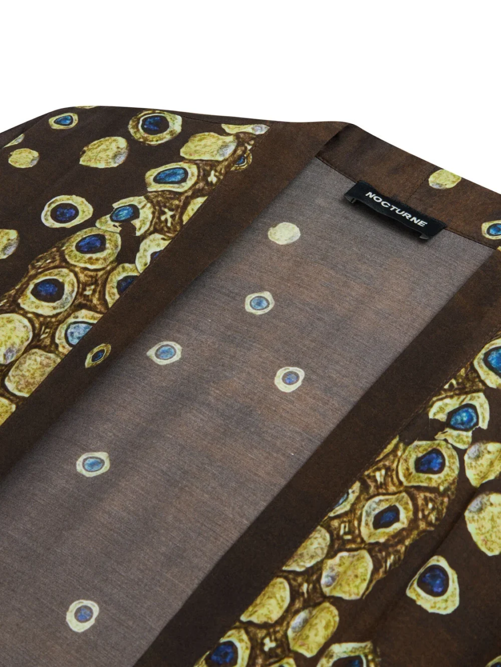 Nocturne Dökümlü Desenli Kimono - Görsel 5