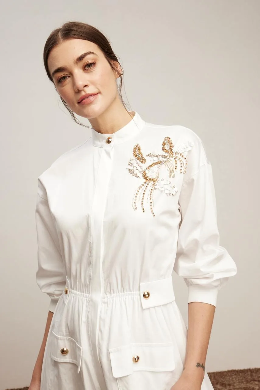 Venöve Grace Elbise - Beyaz - Görsel 2