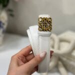 L Kalın Kemer - Gold,Beyaz - Görsel 2