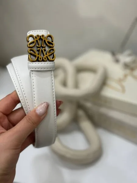 L Kalın Kemer - Gold,Beyaz