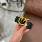 P Kalın Kemer - Gold,Siyah - Görsel 4