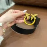 P Kalın Kemer - Gold,Siyah - Görsel 2