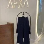 Beys Çizgili Blazer Takım - Lacivert - Görsel 2