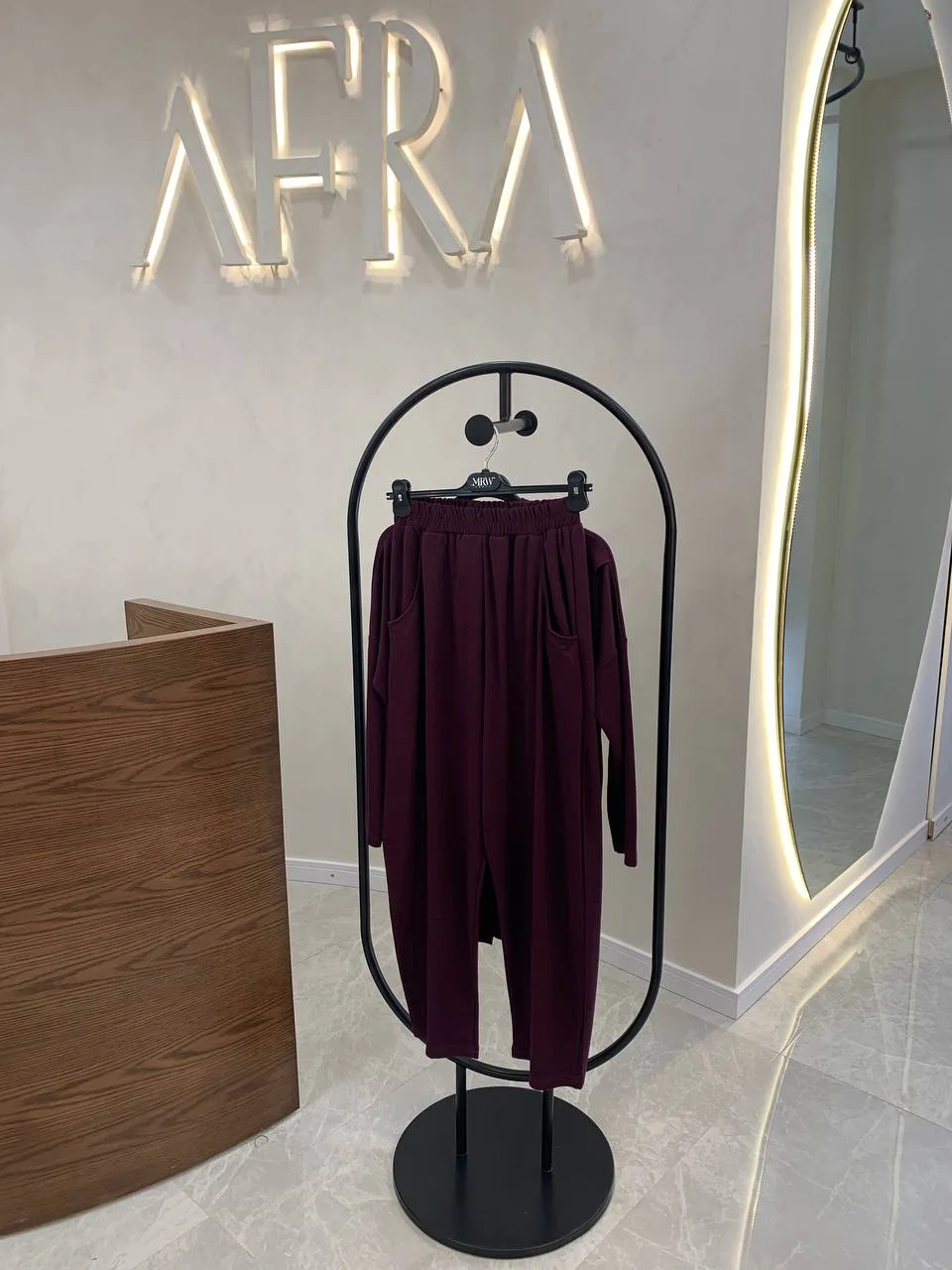 Merwishop Makas Bambu Takım - Mürdüm - Görsel 2