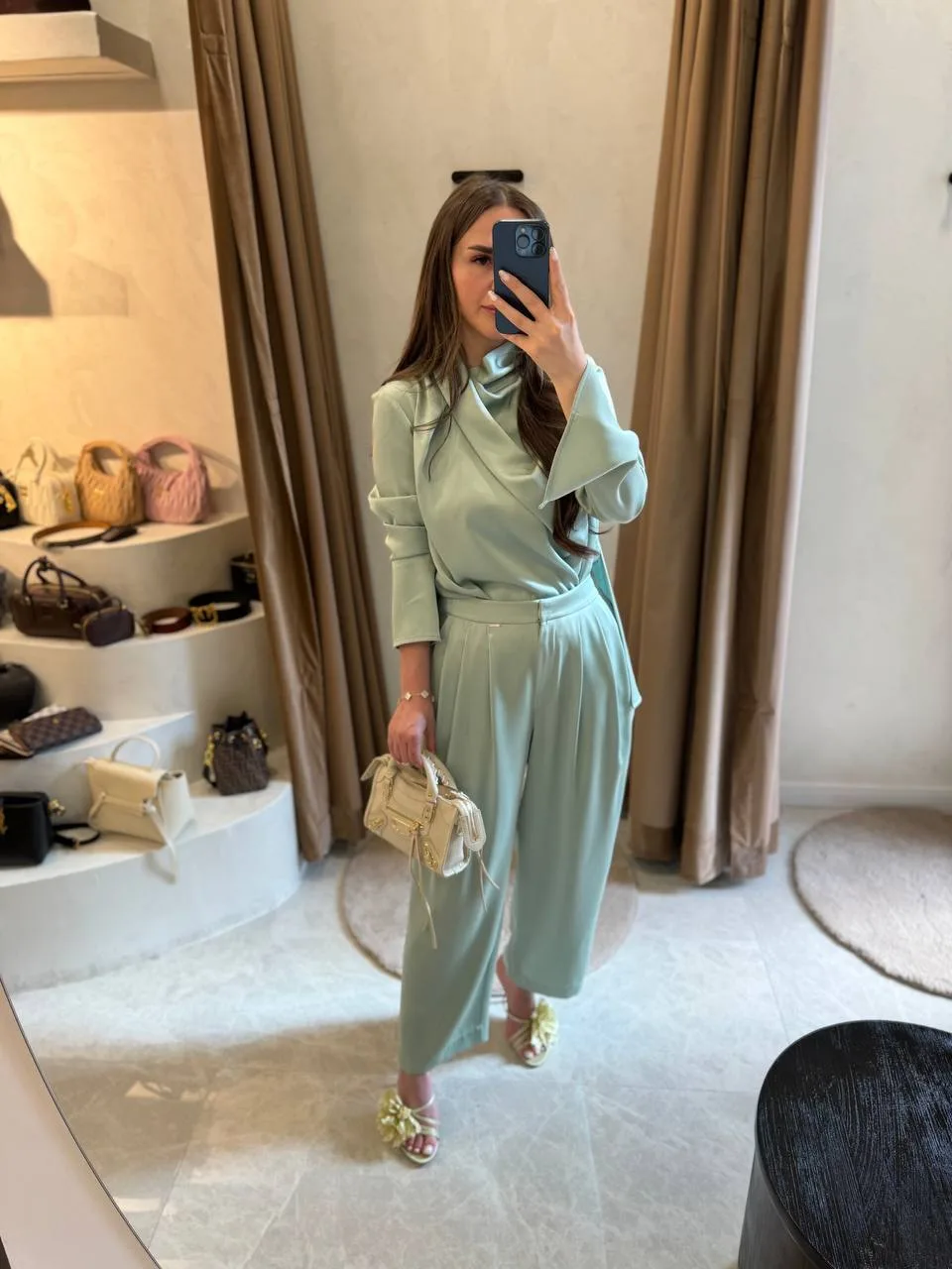 Senna Cristalle Takım - Mint - Görsel 2