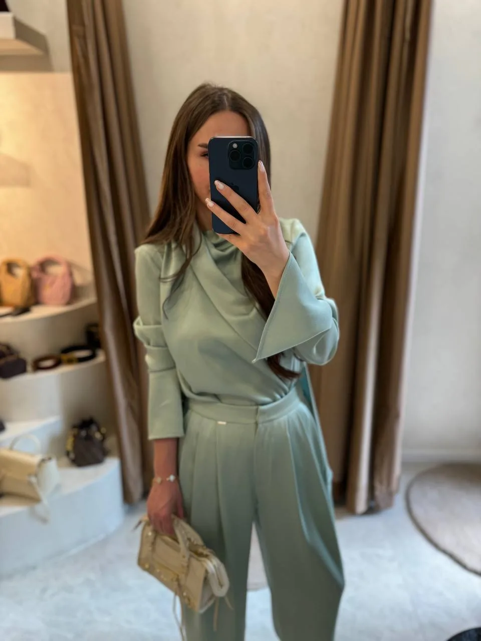 Senna Cristalle Takım - Mint - Görsel 3