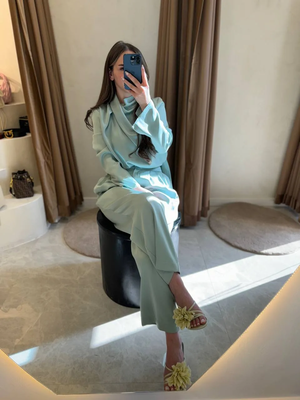 Senna Cristalle Takım - Mint - Görsel 4