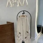 Kuş Desenli Pantolonlu Takım - Beyaz - Görsel 2