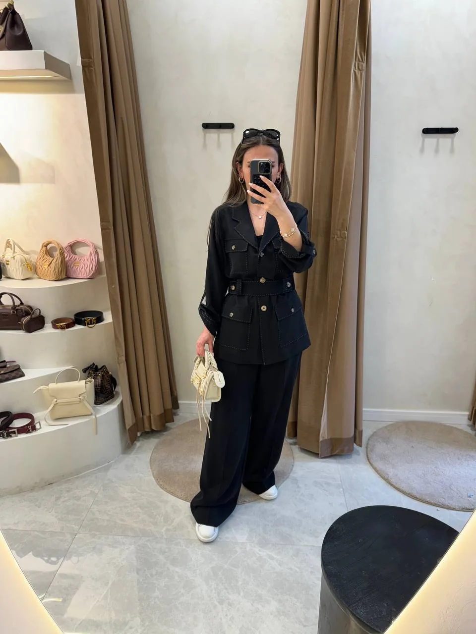 My8 Design Pantolonlu Takım - Siyah - Görsel 3