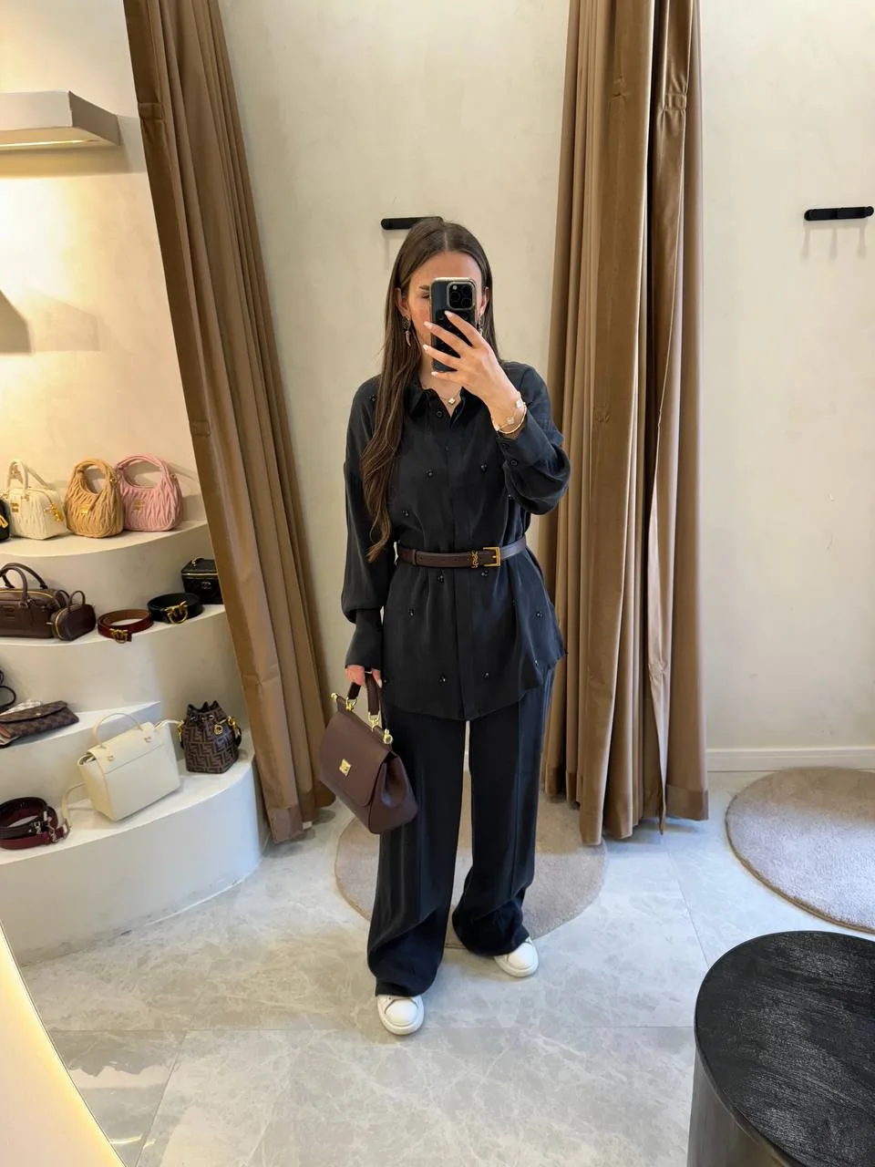 My8 Design Pantolonlu Takım - Siyah - Görsel 4