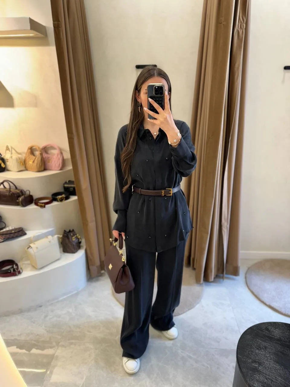 My8 Design Pantolonlu Takım - Siyah