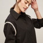 Venöve Sarah Gömlek - Siyah - Görsel 2