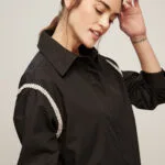 Venöve Sarah Gömlek - Siyah - Görsel 2