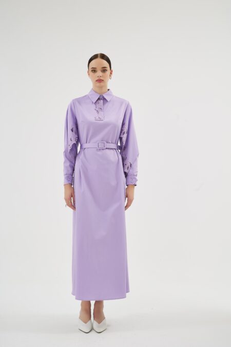 Senna Misty Rose Elbise - Lila
