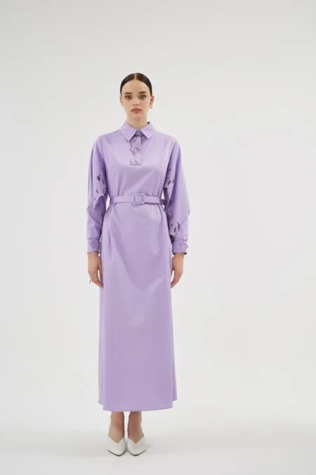 Senna Misty Rose Elbise - Lila