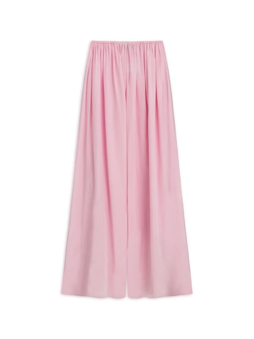Nocturne Dökümlü Geniş Paça Pantolon - Pembe - Görsel 3