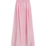 Nocturne Dökümlü Geniş Paça Pantolon - Pembe - Görsel 3