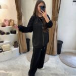 My8 Design Dantel Detaylı Takım - Siyah - Görsel 5