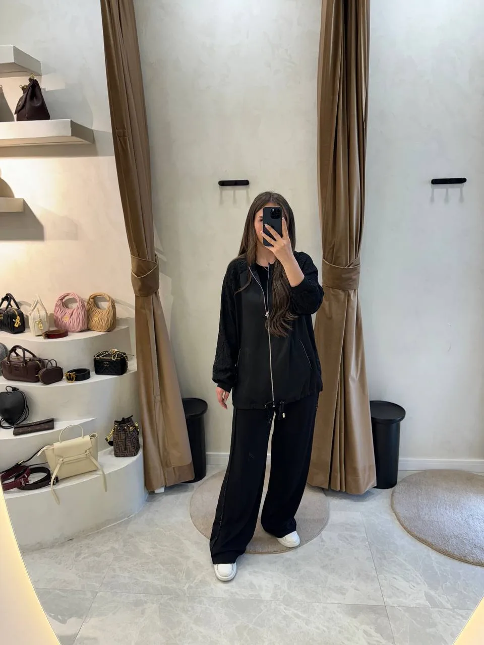 My8 Design Dantel Detaylı Takım - Siyah - Görsel 3