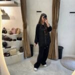 My8 Design Dantel Detaylı Takım - Siyah - Görsel 2