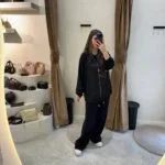 My8 Design Dantel Detaylı Takım - Siyah - Görsel 2