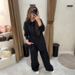 Si Design Boncuk Detaylı Takım - Siyah - Görsel 3