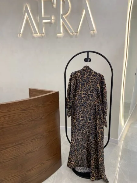 Noi Leopar Desenli Elbise
