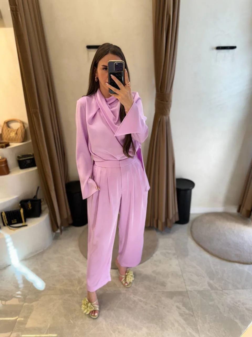 Senna Cristalle Takım - Lila